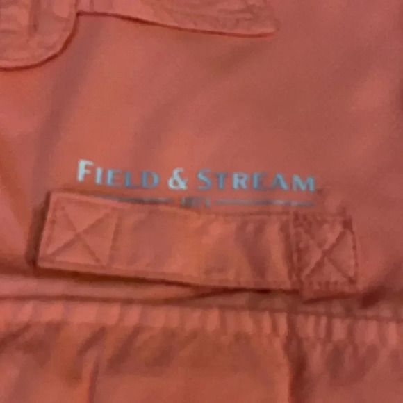 Field & Stream short sleeved button down fishing shirt Light orange Men’s L - Picture 7 of 12